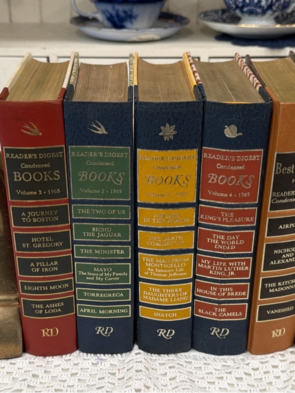Condensed Books Decorative Book Set in Blue, Red, Yellow